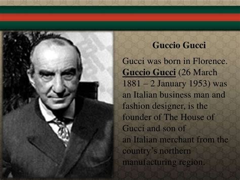 gucci creator name|what year was Gucci founded.